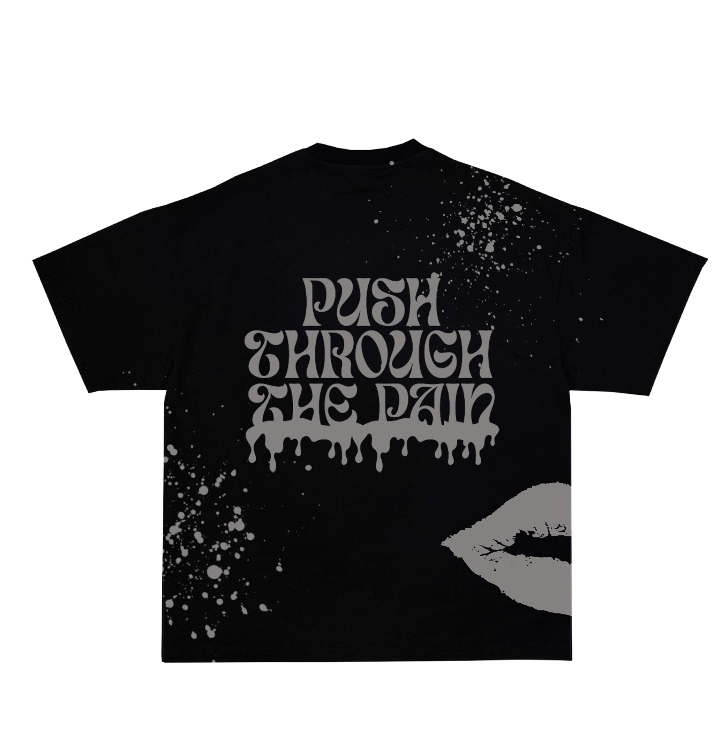 PUSH THROUGH T-SHIRT GREY