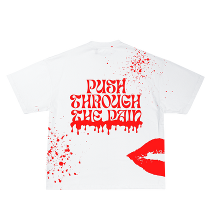 PUSH THROUGH T-SHIRT RED